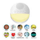 Reprodutor Portátil de Som de Sono para Crianças Música e Ruído Branco Dispositivo Auxiliar de Sono com Música e Luz-M